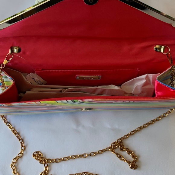 ALDO Bunkerhill Multi-Color Clutch/Shoulder Bag - Picture 2 of 3